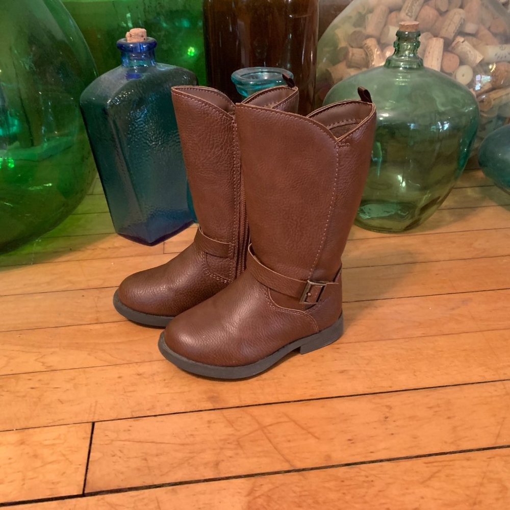 Oshkosh B'gosh Tall Brown Riding Style Boot Size 7M